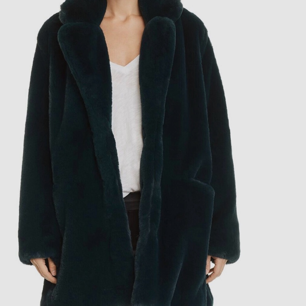 Apparis Faux Fur Coat size Small